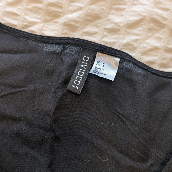 H&M black button up mini dress - Picture 6 of 6